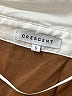 Crescent Color Block Brown Long Sleeve Button-Down Shirt Size S - photo 7