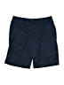 Under Armour 100% Polyester Solid Blue Shorts Size 8 - photo 1