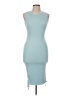 Lioness Solid Blue Teal Cocktail Dress Size M - photo 1