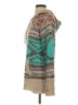 Angie 100% Acrylic Multi Color Teal Pullover Sweater Size S - photo 5