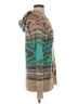 Angie 100% Acrylic Multi Color Teal Pullover Sweater Size S - photo 4