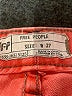 Free People Color Block Orange Jeans Size 27 waist - photo 7