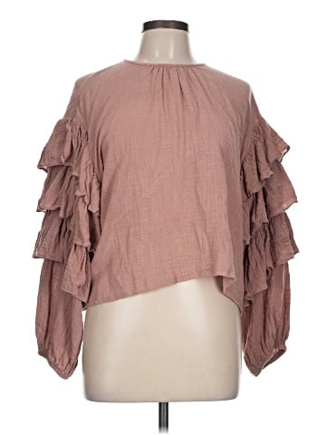 Olivaceous Long Sleeve Blouse (view 1)