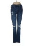 Ann Taylor LOFT Hearts Blue Jeans Size 28 waist - photo 1