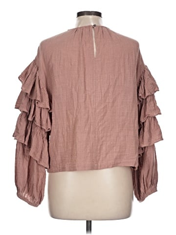 Olivaceous Long Sleeve Blouse (view 2)