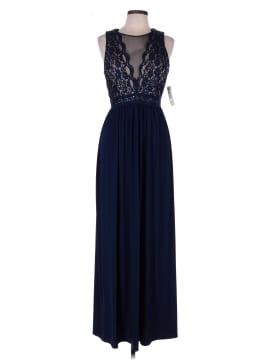 thredup formal dresses Royal Blue Spaghetti Straps A Line Long Prom Dress