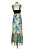 Intrigue 100% Polyester Print Blue Cocktail Dress Size 4 - photo 2