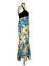 Intrigue 100% Polyester Print Blue Cocktail Dress Size 4 - photo 4