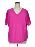 Entro Pink Short Sleeve Blouse Size 1X (estimated) - photo 1