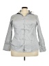 Lane Bryant Gray Long Sleeve Button-Down Shirt Size 22 (5) - photo 1