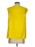 Ann Taylor LOFT 100% Polyester Yellow Short Sleeve Blouse Size S - photo 2