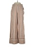 Roxy Stripes Brown Linen Pants Size XS - photo 1