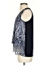Adrianna Papell 100% Polyester Blue Sleeveless Blouse Size S - photo 5