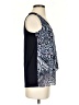 Adrianna Papell 100% Polyester Blue Sleeveless Blouse Size S - photo 4