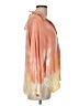 Mustard Seed 100% Rayon Tie-dye Orange 3/4 Sleeve Blouse Size L - photo 4