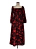 Target 100% Polyester Hearts Red Casual Dress Size M - photo 1