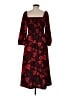 Target 100% Polyester Hearts Red Casual Dress Size M - photo 2
