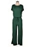 Assorted Brands Solid Green Jumpsuit Size L (estimated) - photo 1
