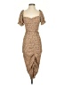 Mi ami 100% Polyester Tan Cocktail Dress Size S - photo 1