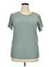 Unbranded Teal Short Sleeve Top Size XXL (estimated) - photo 1