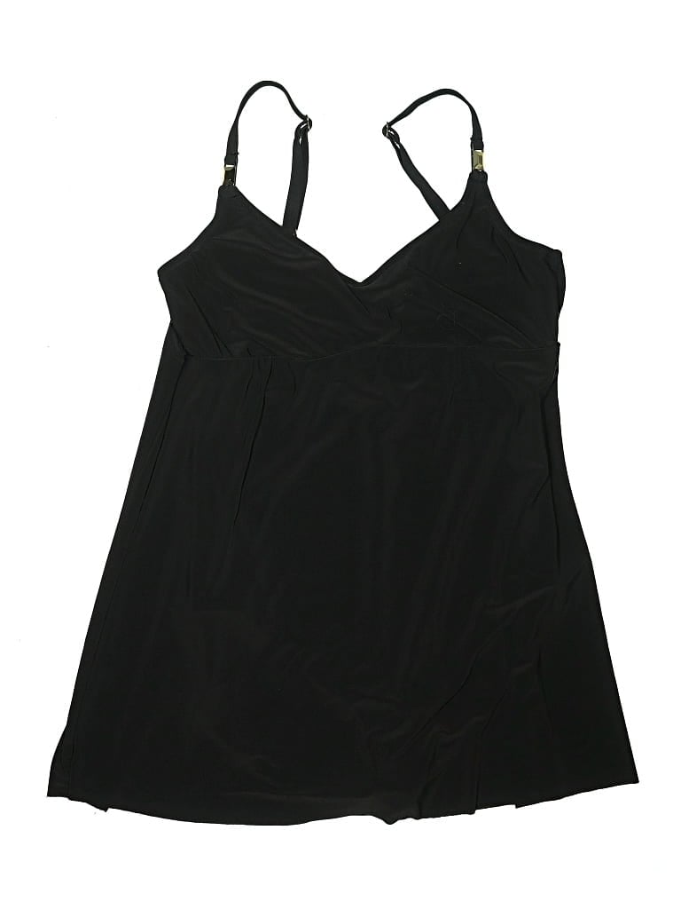 Pre-owned Aqua Green Swimsuit Cover Up In Black
