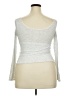 Shein Silver Long Sleeve Top Size 4 - photo 2