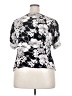 Tienda Ho Black Short Sleeve Blouse Size XXL (estimated) - photo 2