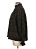 THML 100% Polyester Animal Print Black Long Sleeve Blouse Size L - photo 5