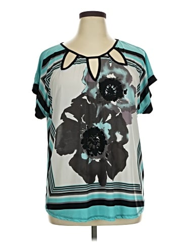 Lavish Short Sleeve Blouse (view 1)