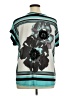 Lavish 100% Polyester Teal Short Sleeve Blouse Size 1X - photo 2
