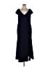 Xscape Solid Blue Casual Dress Size 16 - photo 1