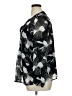 Lane Bryant 100% Polyester Black 3/4 Sleeve Blouse Size 14 - photo 5