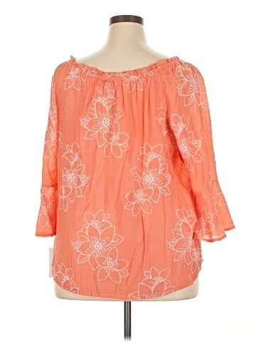 AB Studio 3/4 Sleeve Blouse (view 2)