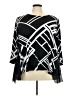 Unbranded Black 3/4 Sleeve Blouse Size 26 - 28 - photo 1