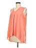 Fever 100% Polyester Orange Sleeveless Blouse Size M - photo 1