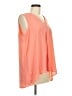 Fever 100% Polyester Orange Sleeveless Blouse Size M - photo 4