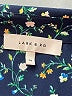 Lark & Ro 100% Polyester Floral Blue Long Sleeve Blouse Size 14 - photo 7