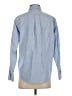 Everlane Chevron-herringbone Blue Long Sleeve Button-Down Shirt Size 4 - photo 2
