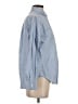 Everlane Chevron-herringbone Blue Long Sleeve Button-Down Shirt Size 4 - photo 4