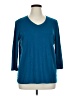 Chico's 100% Cotton Blue Cardigan Size XL (3) - photo 1