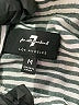 7 For All Mankind 100% Rayon Stripes Silver Long Sleeve Button-Down Shirt Size M - photo 7