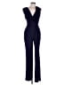 Dress the Population Solid Blue Jumpsuit Size L - photo 1