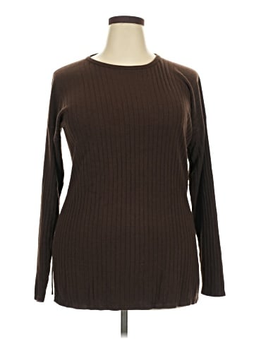 Express Tricot Pullover Sweater (view 1)