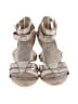 Stuart Weitzman Metallic Gold Wedges Size 9 - photo 2