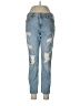a.n.a. A New Approach Hearts Blue Jeans Size 8 - photo 1