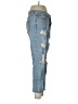 a.n.a. A New Approach Hearts Blue Jeans Size 8 - photo 4