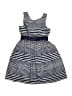 Gymboree 100% Polyester Stripes Blue Dress Size 6 - photo 1