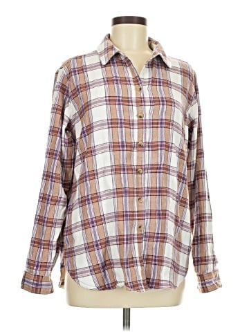 Jachs Girlfriend Long Sleeve Button-Down Shirt (view 1)