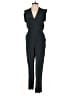 Madewell 100% Silk Solid Black Jumpsuit Size 0 - photo 1