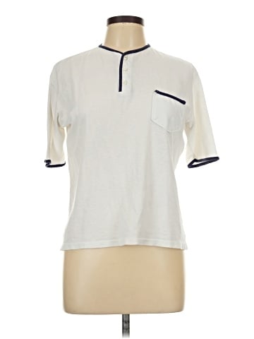 Saks Fifth Avenue Short Sleeve Henley (view 1)